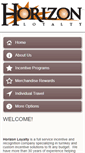 Mobile Screenshot of horizonloyalty.com